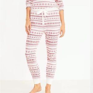Loft Fair Isle Jogger Pajama Pants